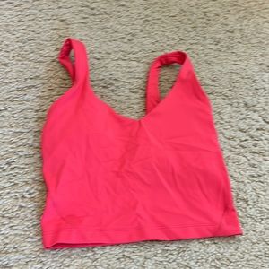 lululemon coral pink size 0